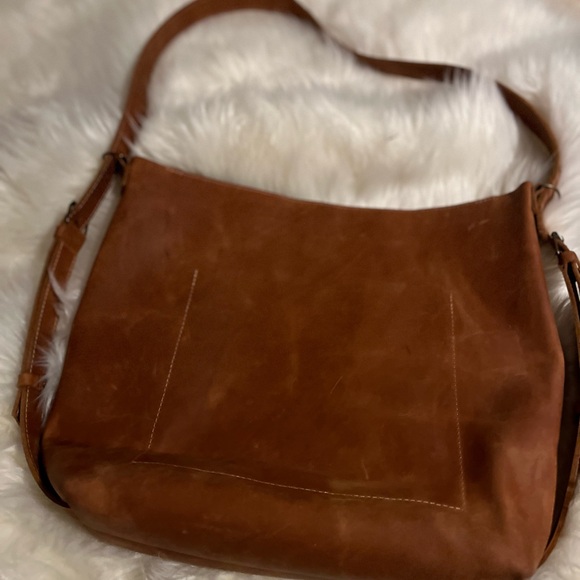 Convertible Backpack Purse Leather Tote Laptop Bag Minimalist Elegant brown - Picture 5 of 5